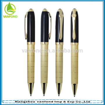 High grade luxury gold plated metal ball pen for promotion